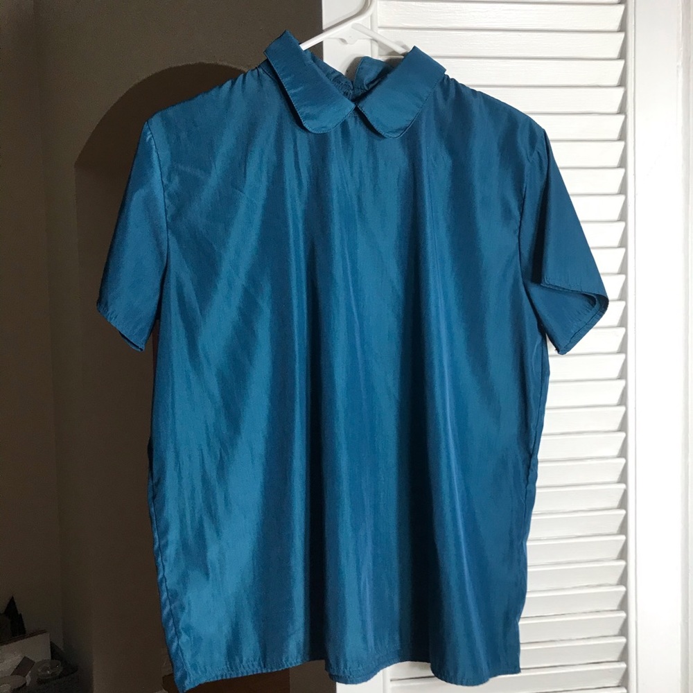 American Apparel Peter Pan Collar Blouse-Size XS/S